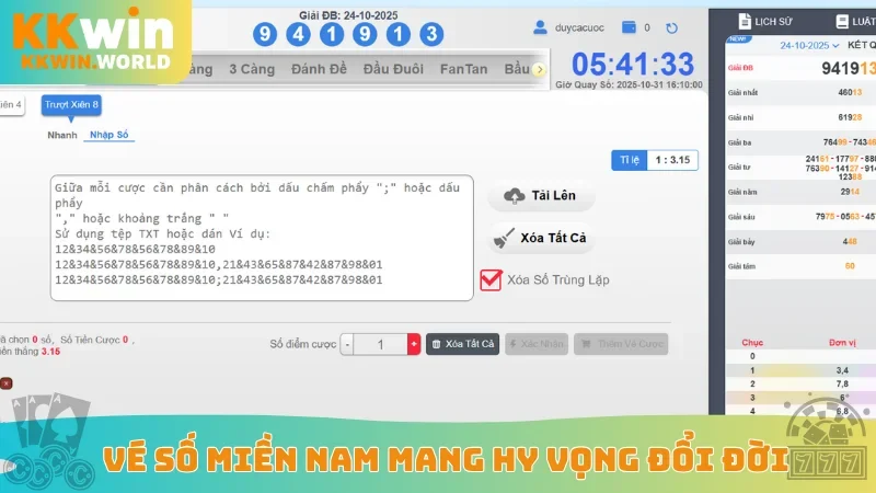 Vé số miền Nam mang hy vọng đổi đời